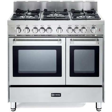 36 gas range stainless steel